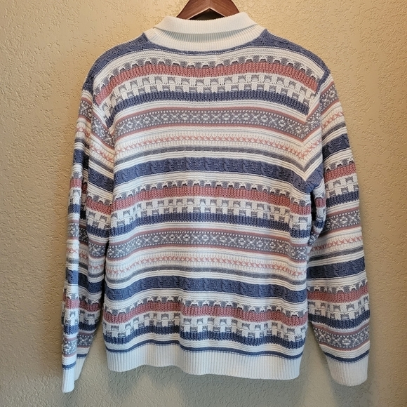 Alfred Dunner Made in The USA Vintage Sweater with Collar sz XL - Picture 2 of 4